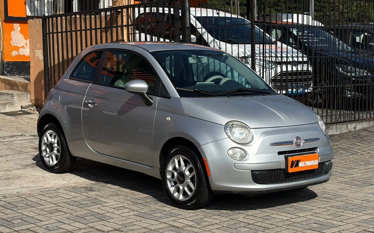 Fiat 500 Cult 1.4 Flex 8V EVO Mec. na cor Cinza em Curitiba / PR - 786412
